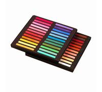Dioche Square Pastel Set 12/24/36/48 Colors Soft Dry Pastels Non- Sticks for Art Drawing & Painting Supplies (48 Colors)