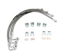 Dioche Stainless Brake Lines Replacement for JK 2007-2018 - Premium Quality, Improved Brake Performance, Enhanced