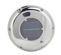 Dioche Stainless Steel Ventilation Stainless Steel Solar-powered Marine Fan, and Noiseless Ventilation Fan, and -proof, Suitable for Various Types of boats.
