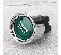 Dioche Starter Racing LED Engine Start Switch Ignition Starter Button for RVs, Bikes & Racing Cars - 12V 50A (Green)