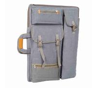 Dioche Stretched Art for Canva Multifunctional Art Bag, Outdoor Sketchpad Bag, Supplies Storage (Gray)