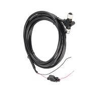 Dioche T Connector NMEA2000 Starter Cable with T Connector 3 Meter 5Pin Thread IP67 for Simrad, B and G, Navico Networks