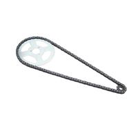 Dioche T8F Front and Rear Sprocket Chain Set - & High Strength for ATV Pocket Bikes - Fit, Easy Installation