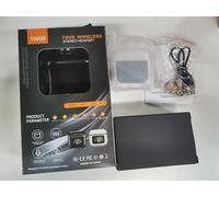 Dioche The YW09 Wireless Earbuds Feature a Touchscreen and Intelligent Noise Cancellation, Come with a Charging Case, and Are IPX5 and Sweatproof, Making Them (White)