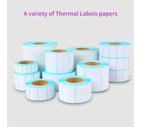 Dioche Thermal Shipping Labels Roll Self Adhesive Oil Proof Anti Scratch Shipping Package Labels for UPS FedEx 700pcs White Paper (White)