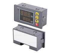 Dioche Timer Relay Module with Large Screen, Time Delay & Reverse Connection Protection, 0-999 Sec/Min/Hour Measurement, Durable ABS, Ideal for Industrial Applications (#3)