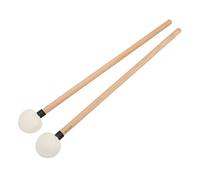 Dioche Timpani Vic Firth 2Pcs Set - Premium Wool Felt Head with Maple Handle Non-Slip for Bass Drums, Timpani & Snare Drums - Easy to Carry & Ideal for Musicians (Black)