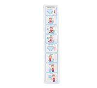 Dioche Toilet Chart ￼Potty Potty Training Visual Schedule - Step By Step Visual for Independent Living Skills | for with ADHD & Autism - PVC Material
