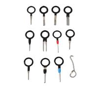 Dioche Tool Metal Auto Car Wire Harness Plug Terminal Extraction Pick Connector Crimp Pin Back Needle Remove Tool Set - Essential Car Repair Tools for Efficient Wire Terminal Disassembly