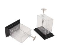 Dioche Tools Electrostatic Experiment Foil Electroscope Interactive Physics Electrometer High Sensitivity Teaching Aid for Classroom Experiments Compact Structure 11.4 X 15 X 7.4cm