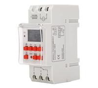 Dioche Towel Rail Digital Timer Switch with 1-second Precision Timing, 168-hour Programmable Timer Switch, LCD Display, Applicable to Home Appliance Control, 30A load.