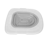 Dioche Trainer Cat Toilet Cat Litter Training Kit, Universally Designed, Reusable, Eco-friendly Litter Trainer, Includes Training Mat and User manual. (White Tray, 1 Gray Inner Support)