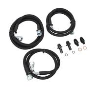 Dioche Transmission Cooler Line Kit Proof Sealed Oil Fluid Cooler Hose for 2003-2007 5.9L 2500 3500