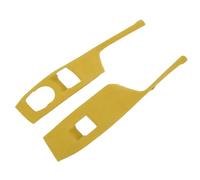 Dioche Trim Button Frame 2pcs Window Switch Panel Cover Trim Decorative Sticker Replacement for 2016-2020 (Yellow)
