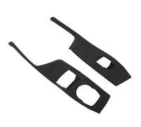 Dioche Trim Button Frame 2pcs Window Switch Panel Cover Trim Decorative Sticker Replacement for 2016-2020 (Black)