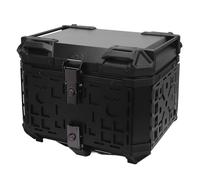 Dioche Trunk Tail Box Motorcycle Rear Case 45L Aluminum Alloy with Safety Lock Arrow Storage Case Universal Trunk Top Box