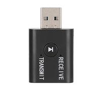 Dioche Tv Transmitter for YET TR6 Adapter 5.0 Dual-Channel Transmitter/Receiver 2-in-1 Wireless Converter for Phones/Computers/TVs - Compact and Portable