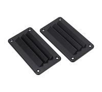 Dioche Vent RV Louver 2pcs RV Vent Louver - Professional Bathroom/Office Ventilation Outlet Grille - Stylish & ABS Design for Boats, Yachts, Kitchens (Black)