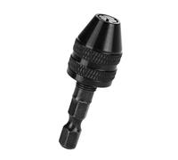 Dioche Versatile 6.5mm Hex Shank Electric Drill Chuck Adapter for Conversions in Aluminum Alloy & Carbon Steel (H01335)