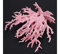 Dioche Vivid Aquarium Ornament Pink Artificial Plant - Plastic Underwater Decoration for Fish Tank, Garden, Yard, Hotel, Landscape (S)