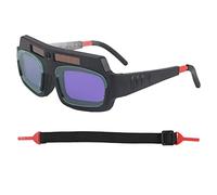 Dioche Welding Glasses Welding Goggles Welding Face Auto Darkening Welding Mask Goggles Sunglasses Arc Welding Solar Power Auto Darkening Welding Protective Glasses Lightweight