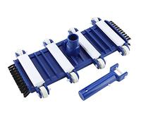Dioche Wide Pool Vacuum Head - Swimming Pool Vacuum - PC Heavy Duty - Blue - Adjustable Angle - Soft Bristles - Suitable for Delicate Surfaces - 38cm x 19cm x 3.93in