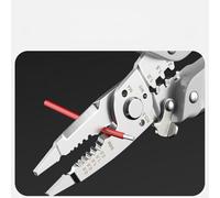 Dioche Wire Stripping Plier 16-in-1 Multi-Function Cable Stripper - Professional Electrician's Wire Stripping Tool, Portable Cable Cutter with Metal Locking Clamp/Holder, Suitable for Home