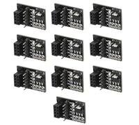 Dioche Wireless Module Adapter 10PCS NRF24L01+ Module Pinboard Socket