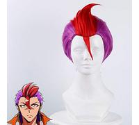 DIOCOS Anime Detention House Nanbaka Jyugo Nico Rock Goku Cosplay Wigs One Size Rock wig