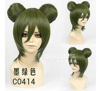 DIOCOS Love Live Sunshine Tsushima Yoshiko Chun Li Cosplay Wigs Women Girls Colorful Hair Bun One Size I