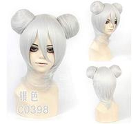 DIOCOS Love Live Sunshine Tsushima Yoshiko Chun Li Cosplay Wigs Women Girls Colorful Hair Bun One Size D