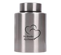 Dioeta Medium Urns for Human Ashes Small Urns for Ashes Adult Male Female Keepsake Funeral Urns for Ashes Stainless Steel