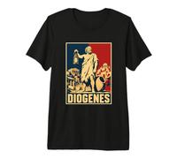 Diogenes Lantern Ancient Greek Philosopher Cynic Athens Premium T-Shirt