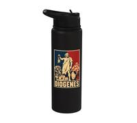 Diogenes Lantern Ancient Greek Philosopher Cynic Athens Stainless Steel Insulated Water Bottle