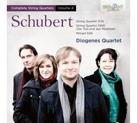 DIOGENES QUARTET - STRING QUARTETS VOL.4 CD NEW SCHUBERT,FRANZ