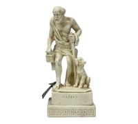 Diogenes The Cynic Statue - Ancient Greek Philosopher Sculpture 7.10 in | Handmade Hard Plaster, Classical Historical Decor