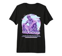 Diogenes Y2K Pastel Aesthetic Stoic Quote Funny Stoicism Premium T-Shirt