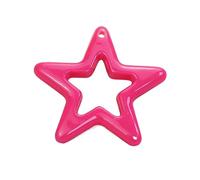 Diogeynu 10Pcs Elegant Hollowed Out Star Pendant Small Five-pointed Star Charm Necklace Accessory For Jewelry Making Supplies Hollow Design Accessories For Necklaces
