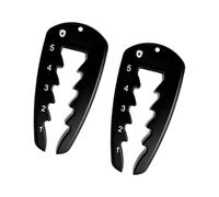 Diogeynu 2Pcs Adjustable Golfs Tees Height Tool Height Measuring Device Precisions Tees Height Setter Swing Training Tool Height Measuring Device Light Weight Swing Training Tool