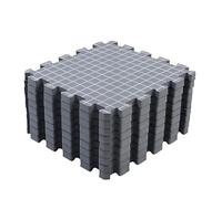 Diogeynu 9Pcs Knitting Blocking Mat 12x12Inch Knit Blocking Foam Board for Granny Square Making Crochet Yarns Crafting Project Foam Sewing Mat