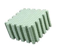 Diogeynu 9Pcs Knitting Blocking Mat 12x12Inch Knit Blocking Foam Board for Granny Square Making Crochet Yarns Crafting Project Foam Sewing Mat