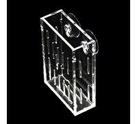 Diogeynu Acrylic Wall Hanging Suction Transparent Vase Holder Pot Aquarium Planting Cup Fish For Ornament