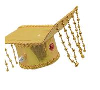 Diogeynu Elegant Emperors Crowns Hat Chinese Styles Hat Ancient Palaces Ancient Headdress For Theater Production And Cultural Event Headgear