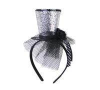 Diogeynu Kids Vintage Fascinator Top Hat Exquisite Glitter for Tea Party Children Costume Pillbox Hat Headwear for Halloween Halloween Party Hats for Adults