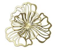 Diogeynu Multicolors Double Layer Metal Flower Wall Art Hollow Out Metal Sign Flower Designs Home Decors For Bedroom Dining Area