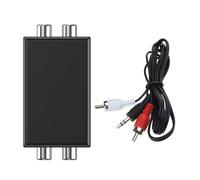 Diogeynu Noise Filter For Car Noise Sound Stereo Device Ground Loop Isolator 4 Female