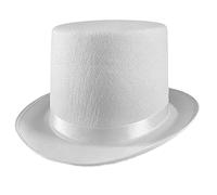 Diogeynu Pork Pie Hat Top Tall Magician Bowler Stage Show Magician Performed Hats for Women
