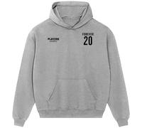 Diogo Jota Forever 20 Logo Men's Hoodie - Gray / 2XL