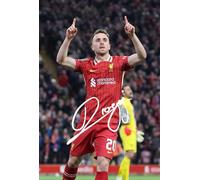 Diogo Jota - Liverpool Autographed Signed A4 Photo Print