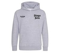 Diogo Jota Logo Kids Hoodie - Gray / S Men